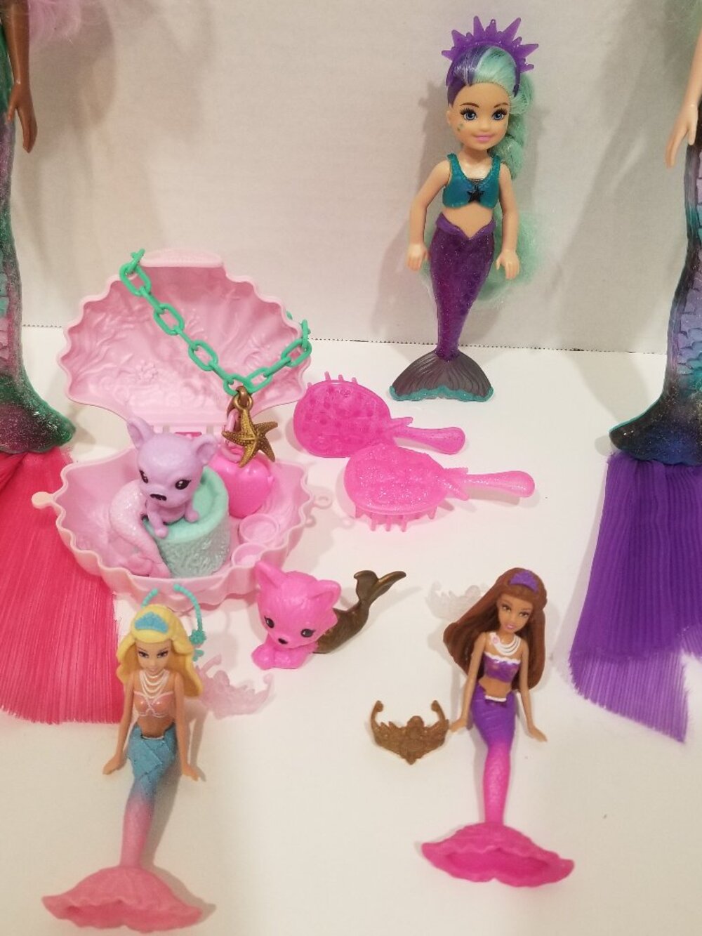 Barbie Mermaid Lot, lot of 3 dolls & accessories, VGUC-EUC - Picture 5 of 13